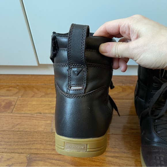 SHIMA Blake Motorcycle Shoes Leather Reinforced Street Riding Side Zipper 10 - Picture 4 of 12